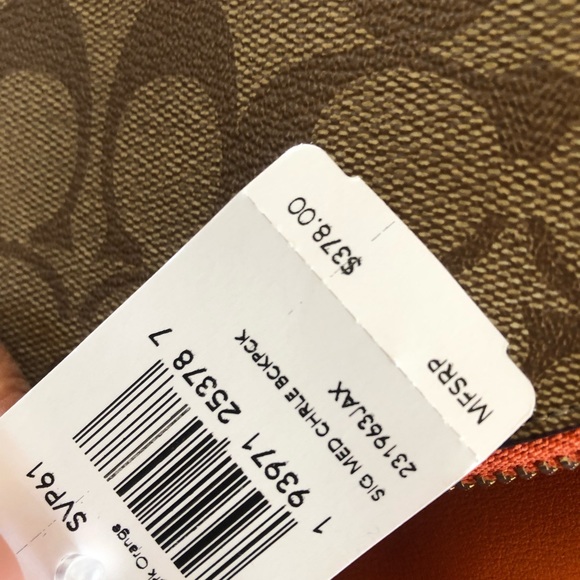 Nwt Coach md Charlie backpack&wallet - Picture 4 of 10